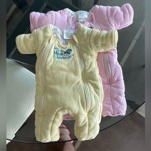 Two magic Merlins - one small, one large